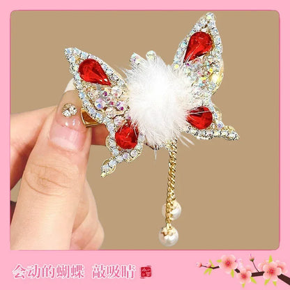 Clip Hair Accessories for Girls Butterfly Kids Bows Haar Clip Pins Pince Cheveux Cute Bands Star Barette Cheveux Fille Korean