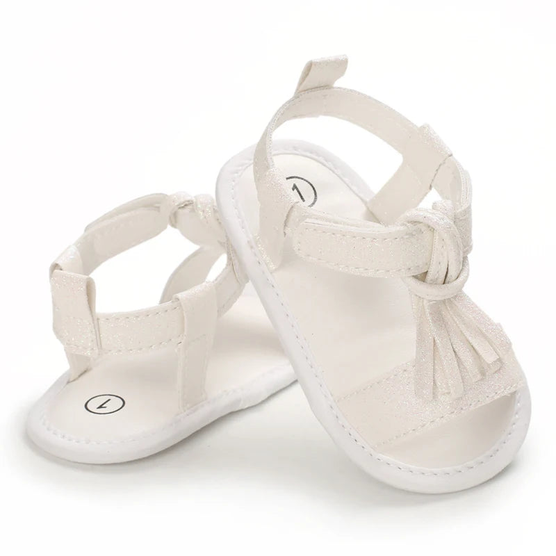 VALEN SINA 0-18M Newborn Baby Girls Summer Shoes Sandals First Walkers Newborn Shoes Casual Soft Sole Sandals Toddler Shoes (Available)
