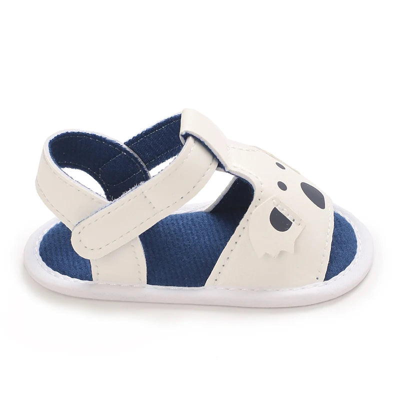 HAIZHIW Cute Cartoon 0-18M Newborn Baby Boys Summer Shoes Sandals First Walkers Newborn Shoes Casual Soft Sole Sandals