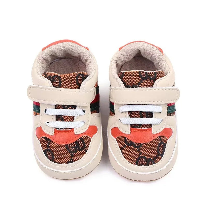 Newborn Infant Girls Sneakers Non-Slip First Walkers Shoes Fashionable 0-18M Casual Sports Shoes