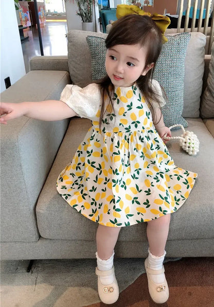 Girl floral dresses princess dress baby girls summer dress flower girl dresses baby girl dress Children dresses فساتين الأطفال