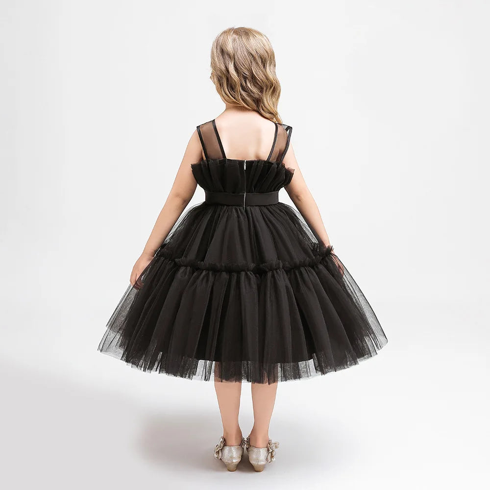 Girls Party Dress White Bridesmaid Dresses For Girls Wedding Evening Prom Gown Kids First Communiom Formal Vestidos