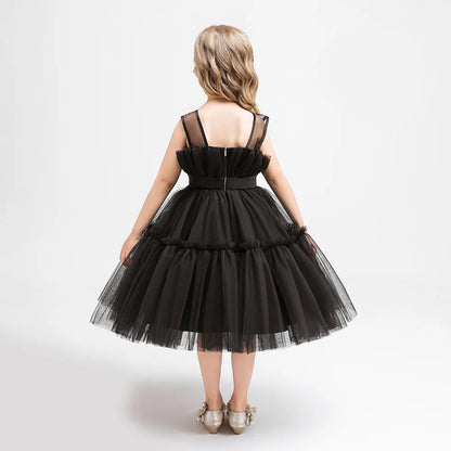 Girls Party Dress White Bridesmaid Dresses For Girls Wedding Evening Prom Gown Kids First Communiom Formal Vestidos