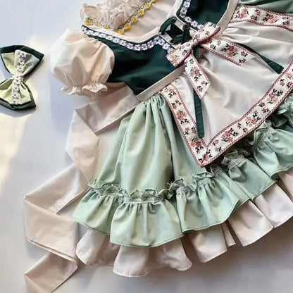 Girl Turkey Princess Lolita's Dress Festliche Kleider Mädchen  Flower Girl Dresses for Weddings Kids Dresses for Girls Eid Dress