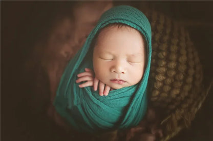 Newborn Photography Props Wrap Baby Blanket Soft Stretchable Cotton Swaddling Photography Backdrop Babies Accessories
