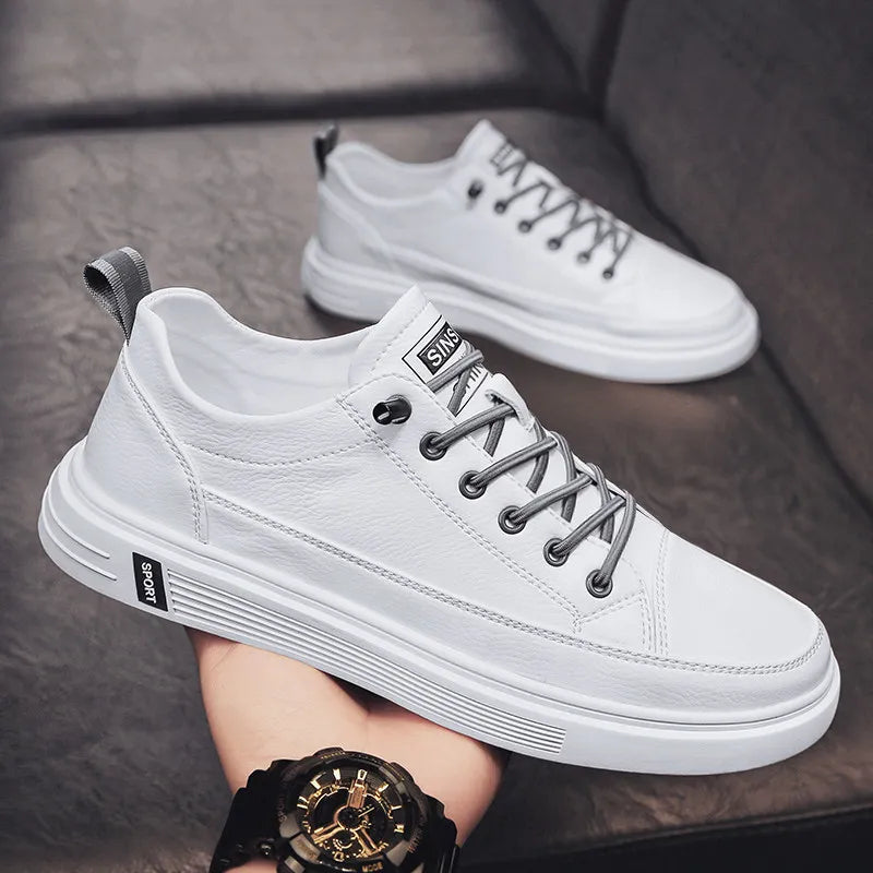 New Shoes for Men  Comfortable Flat Men's Casual Shoes Outdoor Wild Men's Sneakers High End Fashion One Pedal Dress Shoes Male