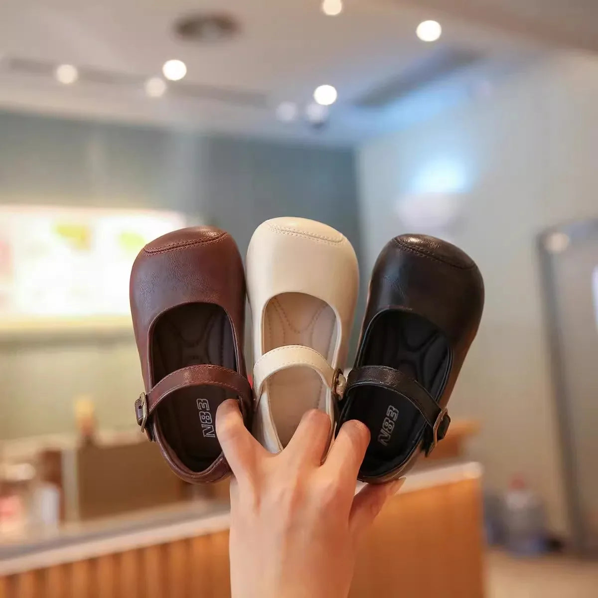 New Baby Shoes Leather Baby Girl Autumn Rubber Sole Anti-slip Multicolor Elegant Toddler First Walkers Newborn Crib Toddler Shoe