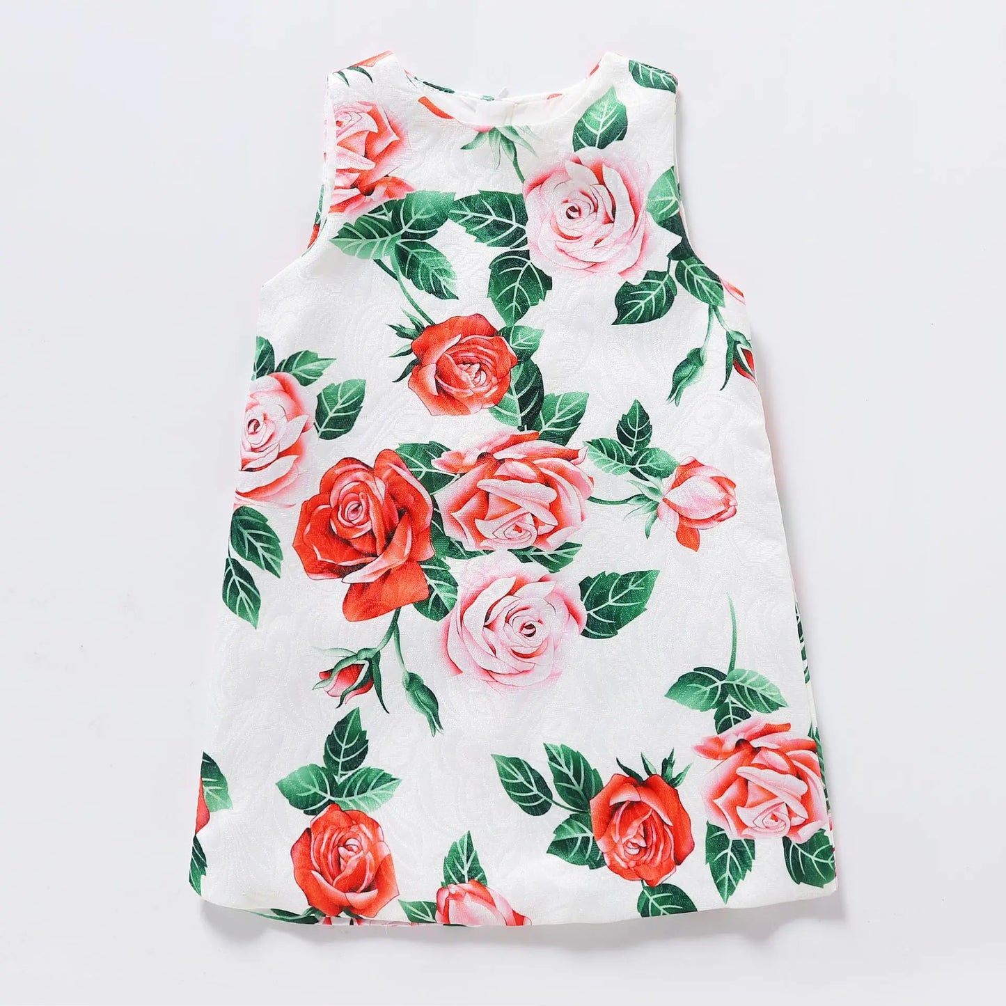 Young Children Vestidos De Fiesta Sleeveless Girls Summer Dresses Princess Girl Dresses European Style Wedding Girl Clothes