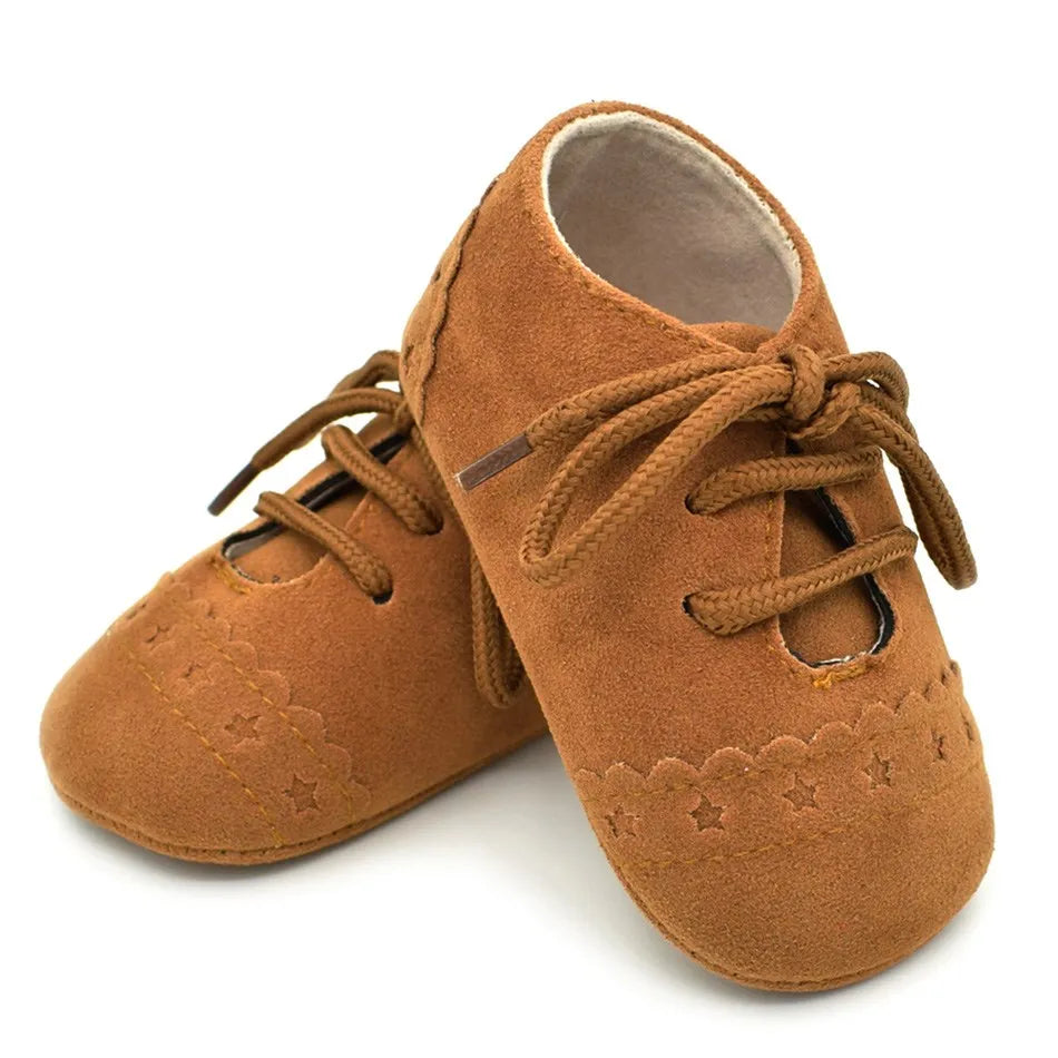 0-2 Years Baby Toddler Shoes Spring Autumn Newborn Soft-soled Warm Lace-up Shoes Baby Boys Girls First Walkers Infant Sneakers