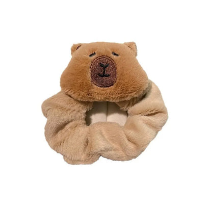 New Cartoon Capybara Hair Accessories Headwear Elastic Hair Claw Clip Barrette Hair Clip Women