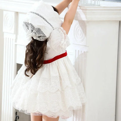 Summer Baby Girls Flower Girl Dresses  Kids Dresses for Girls Eid Dress for Party and Festival Christmas Fashion Sweet Clothes