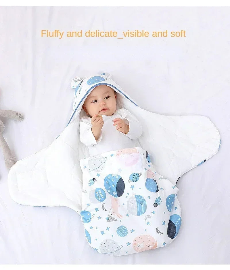 Newborns in The Delivery Room Are Wrapped in Swaddling Clothes and Sleeping Bags Made of Pure Cotton for Spring, Autumn, Winter
