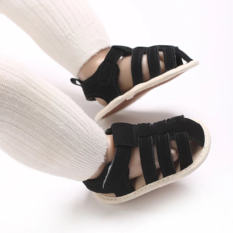 VALEN SINA 0-1Year Newborn Baby Boys Summer Shoes Sandals First Walkers Newborn Shoes Casual Soft Sole Sandals