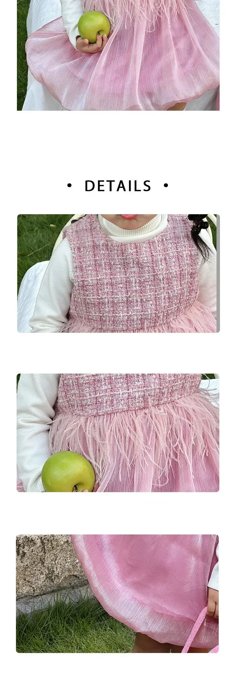 2025 Newborns Baby Dresses Sets for Girls Children's Elegant Dress forPlaid Vestidos Birthday Winter Infants Knitted Sweater