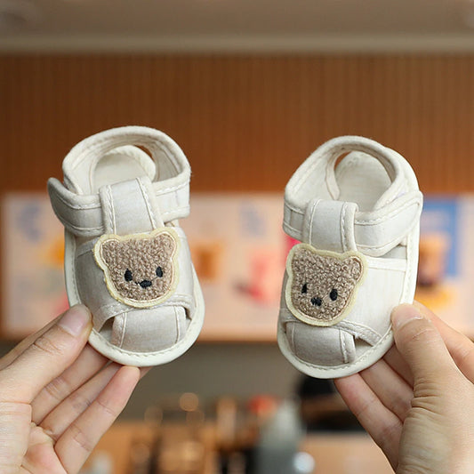 Cute Cartoon 0-18M Newborn Baby Girls Summer Shoes Sandals First Walkers Newborn Shoes Casual Soft Sole Sandals Toddler Shoes