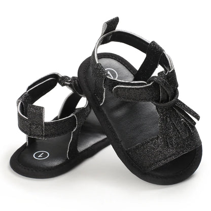 VALEN SINA 0-18M Newborn Baby Girls Summer Shoes Sandals First Walkers Newborn Shoes Casual Soft Sole Sandals Toddler Shoes (Available)