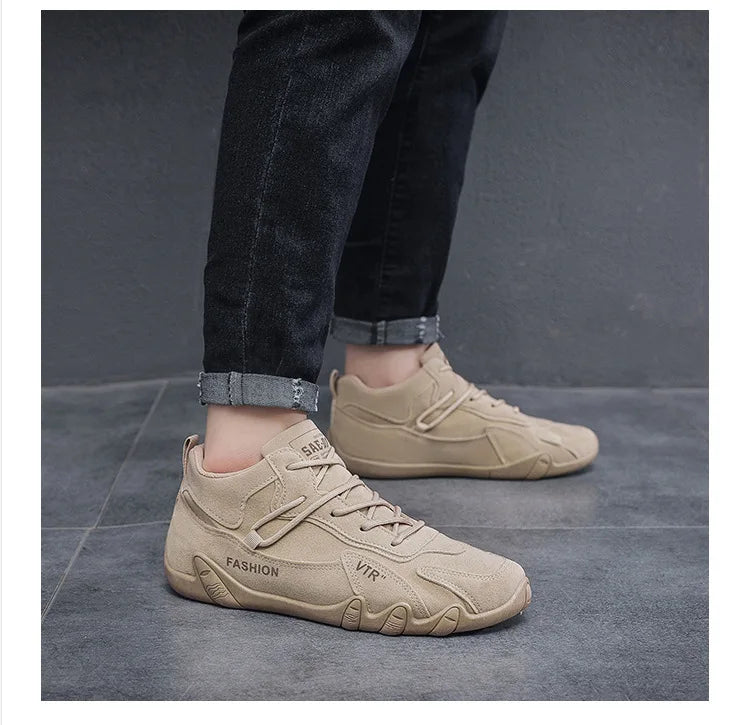 men shoes breathable non slip work shoes for male fashion sneakers outdoor walking flats skateboard sneakers (Available)