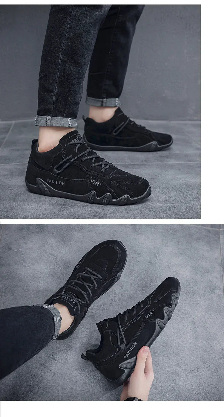 men shoes breathable non slip work shoes for male fashion sneakers outdoor walking flats skateboard sneakers (Available)