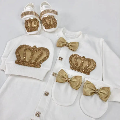 Newborn Boys Romper Clothes Formal Suit 4 Piece Vest Pants and Tie Dresswear Suit Set Welcome Home 40suyi days Celebrity outfit