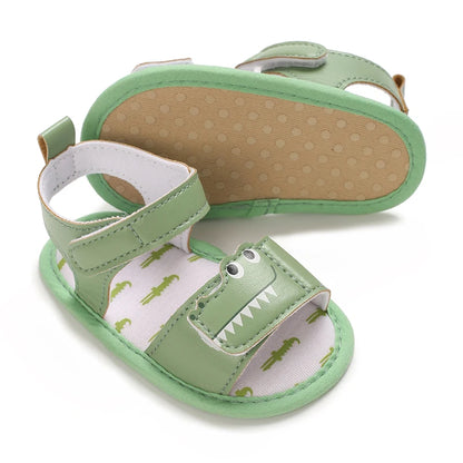 HAIZHIW Cute Cartoon 0-18M Newborn Baby Boys Summer Shoes Sandals First Walkers Newborn Shoes Casual Soft Sole Sandals