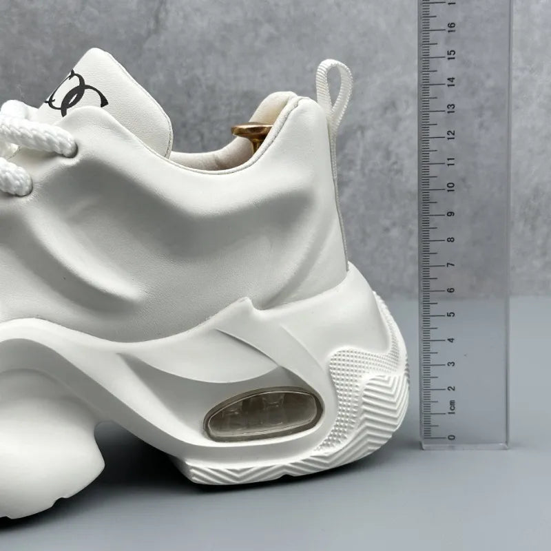 Men Shoes Designer Luxury Casual Sneakers Breathable Platform Shoes for Men Fashion Height Increasing Comfortable Non-slip Shoes   (Available)