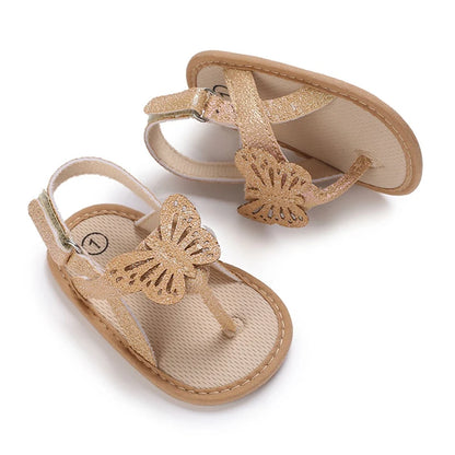 0-18M Baby Girls Summer Shoes Sandals First Walkers Newborn Shoes Casual Soft Sole Sandals Toddler Shoes