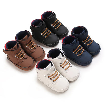 Spring/Autumn/Winter Newborn Children's Soft Sole Anti-slip Sports Shoes 0-1 Years Old Baby Boy Shoes Fashion Sports Shoes
