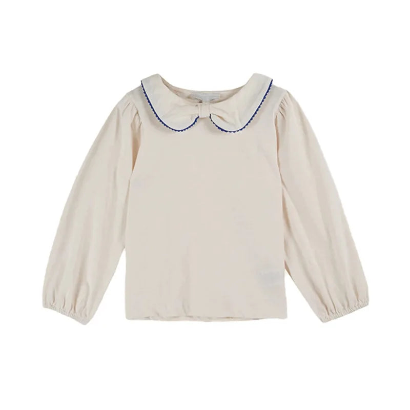 Girls' Dresses 2025 Fall New Arrivals Printed Embroidered Princess Dress Cotton Warm Girls' Jacket Peter Pan Collar Knit Sweater