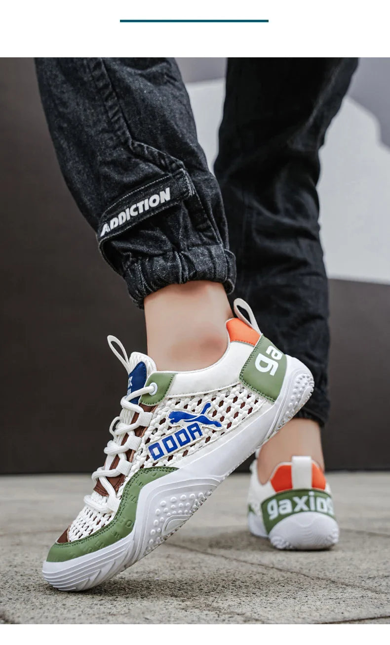 Shoes For Men Mesh Sneakers Summer Casual Breathable Sports Outdoor Hiking Tennis Running Designer Luxury Platform Loafers (Available)
