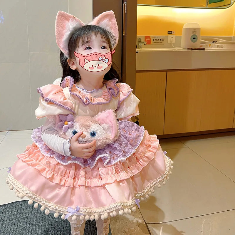 Spanish Girls Dress Baby Girls Party Dress for Kids Girl  Kids Dresses for Girls Prom Dresses Flower Girl Dresses for Weddings