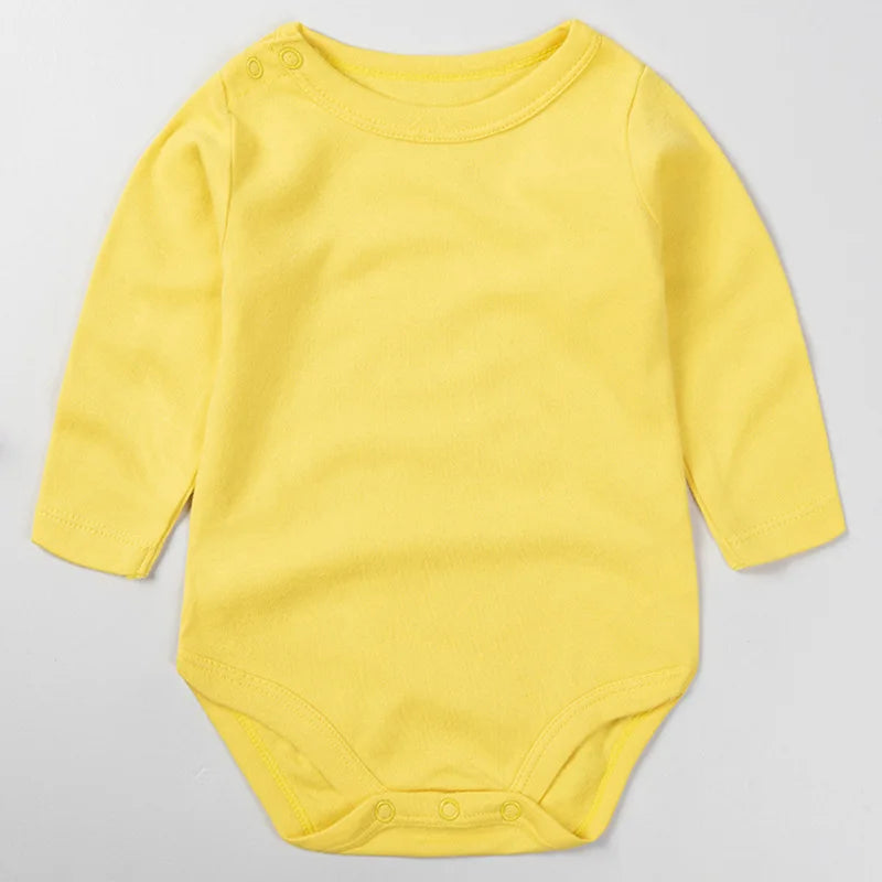 Newborn Baby Girl Rompers Boys Bodysuits Clothing Jumpsuits Long Sleeve Red Toddlers Born White Kids Bebe New Infant Costume