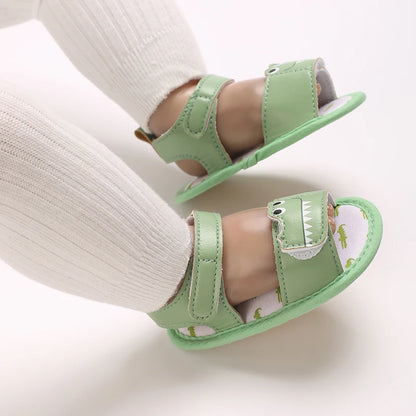 HAIZHIW Cute Cartoon 0-18M Newborn Baby Boys Summer Shoes Sandals First Walkers Newborn Shoes Casual Soft Sole Sandals