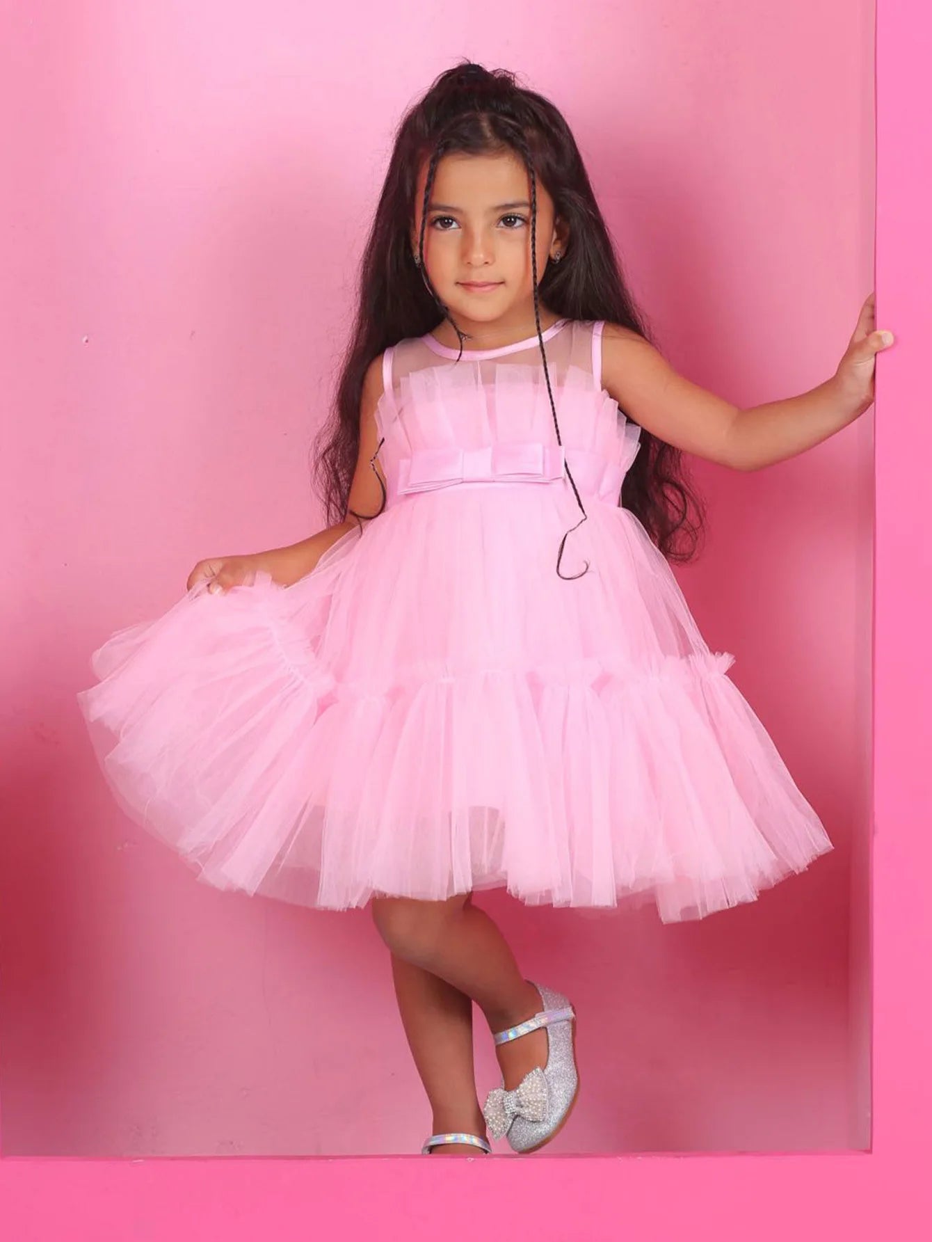 Girls Party Dress White Bridesmaid Dresses For Girls Wedding Evening Prom Gown Kids First Communiom Formal Vestidos