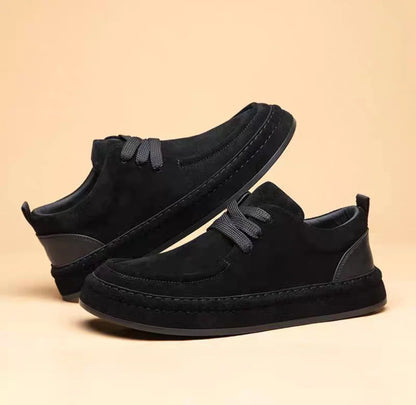 Men's Shoes Are Fashionable Brown Casual Shoes Made of Durable Suede Material Comfortable Walking Shoes Suitable for Daily Wear (Available)