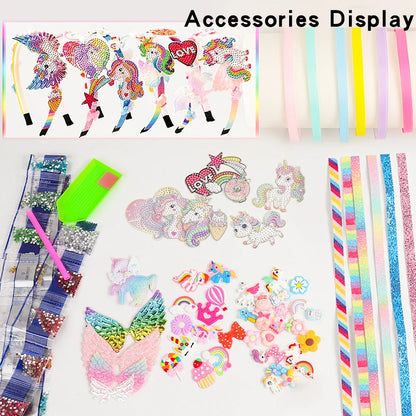 Hair Accessories for Girls-Arts and Crafts Gift DIY Headband Making Kit Gifts Headband Making Kit for Girls - Make Your Own Fash