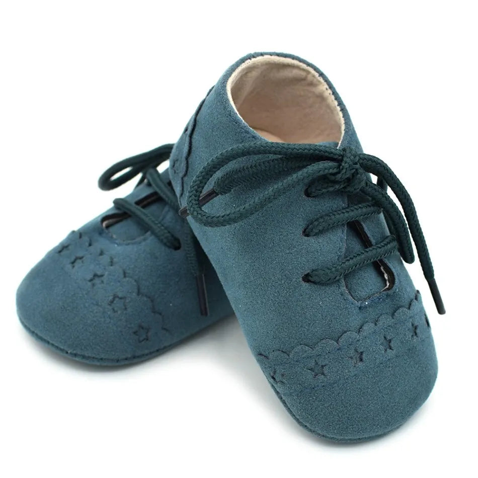 0-2 Years Baby Toddler Shoes Spring Autumn Newborn Soft-soled Warm Lace-up Shoes Baby Boys Girls First Walkers Infant Sneakers