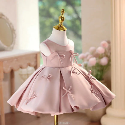 Party Dress Girls Birthday New Princess Gown Kids Pageant Host Piano RecitalFormal Occasion Outfit Dresses Flower Girl Elegant