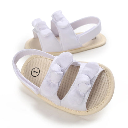 VALEN SINA 0-18M Newborn Baby Girls Summer Shoes Sandals First Walkers Newborn Shoes Casual Soft Sole Sandals Toddler Shoes (Available)