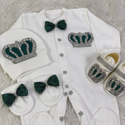 Newborn Boys Romper Clothes Formal Suit 4 Piece Vest Pants and Tie Dresswear Suit Set Welcome Home 40suyi days Celebrity outfit
