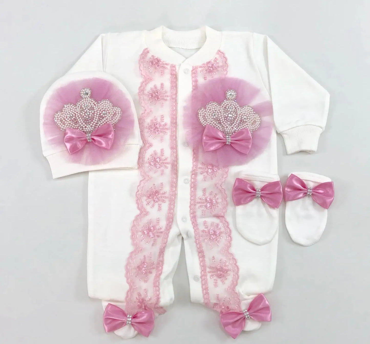 Newborn Boys Romper Clothes Formal Suit 4 Piece Vest Pants and Tie Dresswear Suit Set Welcome Home 40suyi days Celebrity outfit