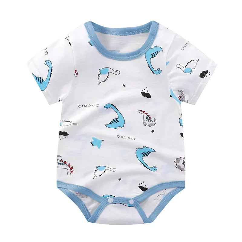 Newborn Baby Boy Clothes Bodysuit For Newborns Summer Romper Baby Girls Clothes Cotton Short Sleeved Jumpsuit