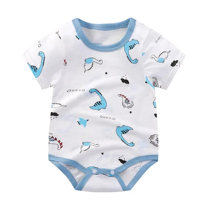 Newborn Baby Boy Clothes Bodysuit For Newborns Summer Romper Baby Girls Clothes Cotton Short Sleeved Jumpsuit