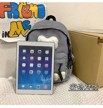 School Bag Bow Tie Schoolbag Japanese Style Instagram, College Student Backpack Fresh And Versatile Cute Backpack For Girls Gift