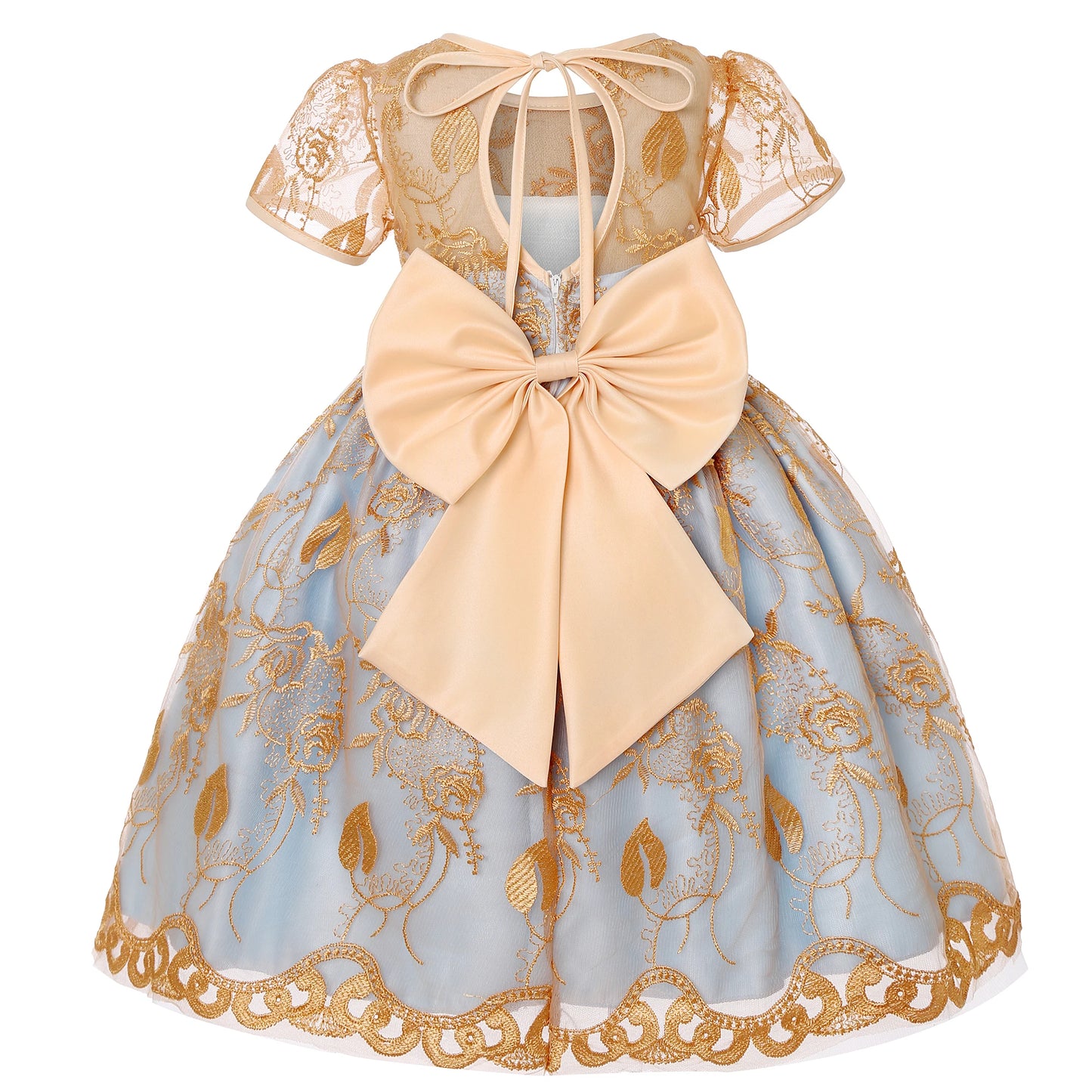 2025 Foreign Trade New Dress dress girl dress flower children Shaggy dress girl dress festival clothing ins