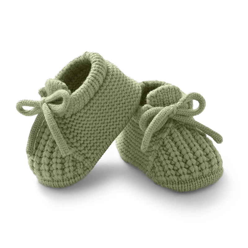 Newborn Baby Shoes Knitted Infant Boys Girls First Boots Fashion Solid Toddler Kid Bed Footwear 0-18M Warm Clothing Accessories