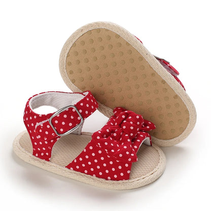 VALEN SINA 0-18M Newborn Baby Girls Summer Shoes Sandals First Walkers Newborn Shoes Casual Soft Sole Sandals Toddler Shoes (Available)