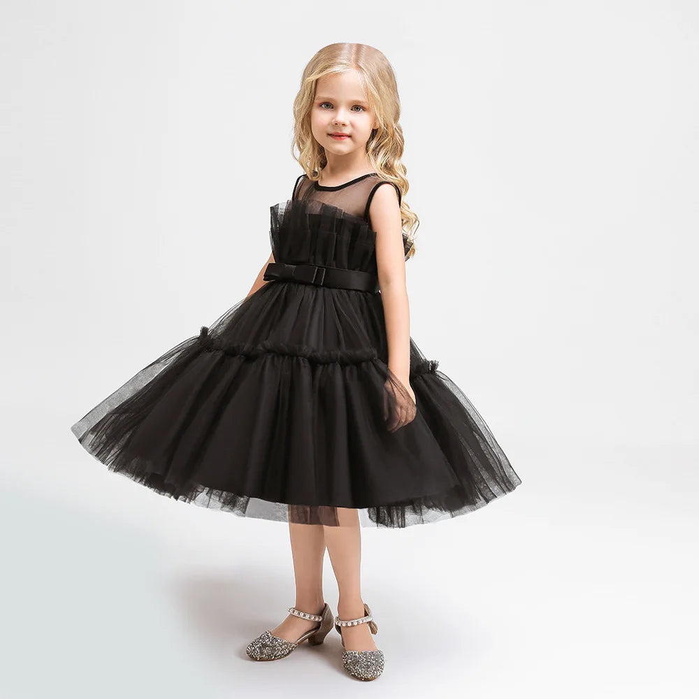 Girls Party Dress White Bridesmaid Dresses For Girls Wedding Evening Prom Gown Kids First Communiom Formal Vestidos