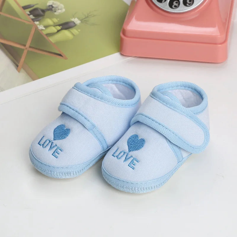 0-18Month Newborn Baby Shoes Classic Love Leather Boy Girl Shoes Multicolor Toddler First Walkers Infant Shoes Baby Boy Shoes