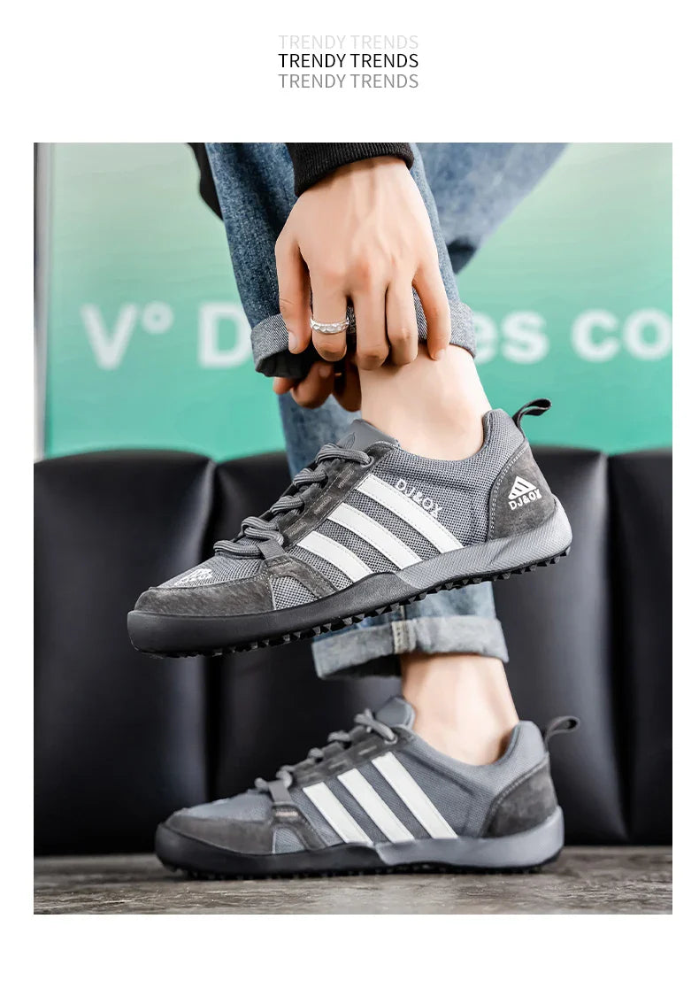 Men's Shoes Fashion Versatile Breathable Board Shoes Thick soled Trendy Casual Shoes (Available)