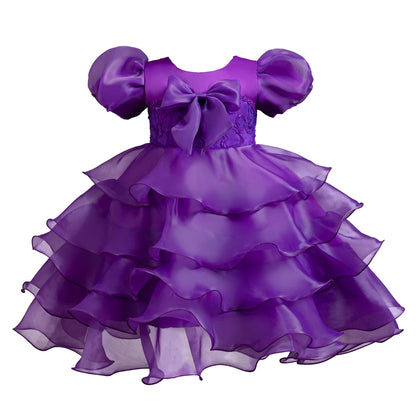 Children's Dress Children Princess Dresses Girl's Princess Pompadour Performance Party Dress